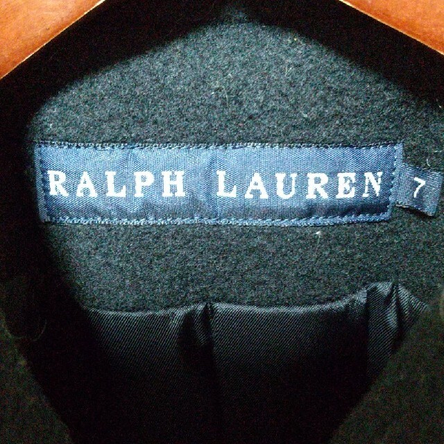 Ralph Lauren(ラルフローレン)のRALPH LAUREN ピーコート 7(160cm) 黒 ジャケット メンズのジャケット/アウター(ピーコート)の商品写真