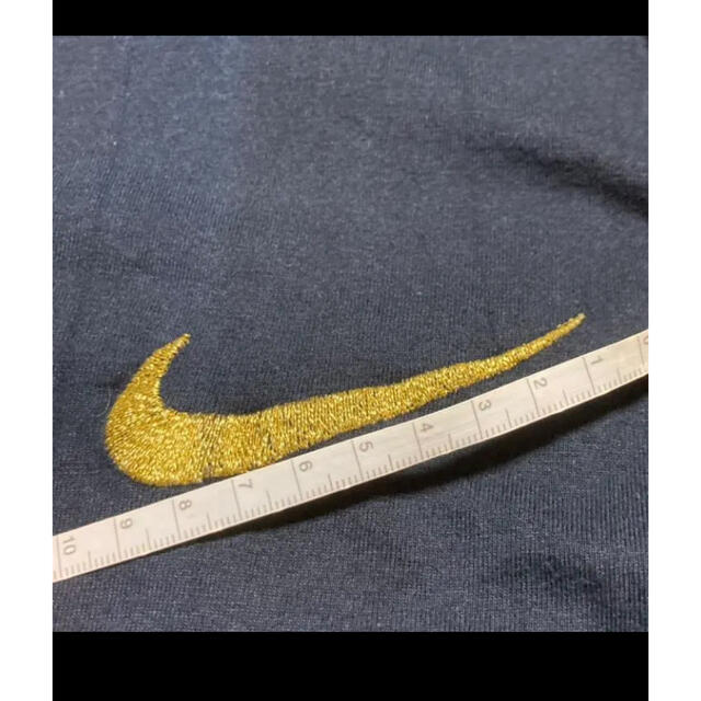 90s NIKE 銀タグ ナイロンパンツ ワンポイント刺繍ロゴ カニエウエスト