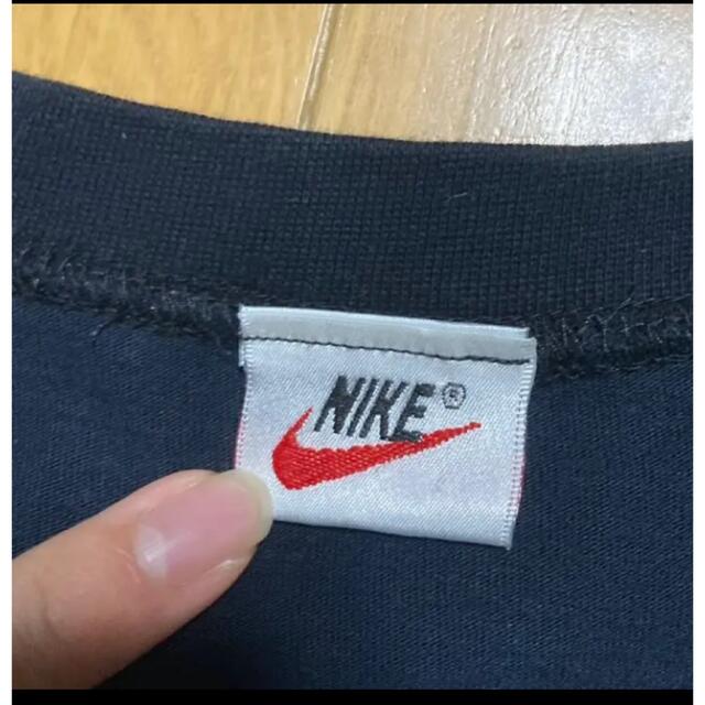 90s NIKE 銀タグ ナイロンパンツ ワンポイント刺繍ロゴ カニエウエスト