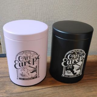 タカシマヤ(髙島屋)ののぢこ様専用✩.* CAFE ユーロップ コーヒー保存缶 空き缶 バームクーヘン(小物入れ)