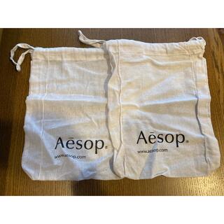 イソップ(Aesop)のAesop イソップ 巾着（小）2点＋flower ヘアピン、巾着セット(ショップ袋)