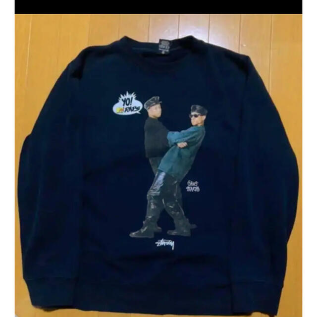 STUSSY(ステューシー)のSTUSSY MTV GANGSTARR ネイビー　紺　スウェット　トレーナー メンズのトップス(スウェット)の商品写真