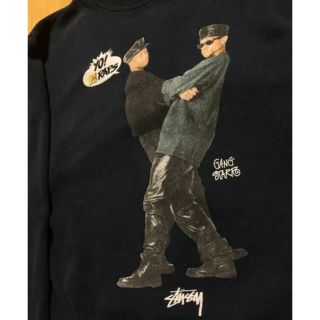 ステューシー(STUSSY)のSTUSSY MTV GANGSTARR ネイビー　紺　スウェット　トレーナー(スウェット)