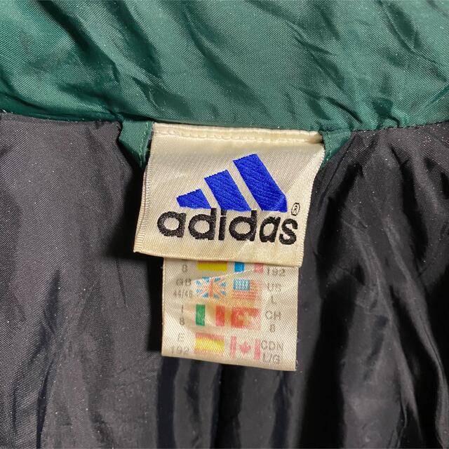90s アディダス 刺繍ロゴ ナイロン ビッグシルエット ゆるだぼ