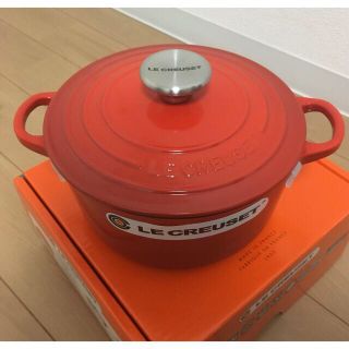 ルクルーゼ(LE CREUSET)の【新品•未使用品】ルクルーゼ のココットロンド　18㎝(鍋/フライパン)