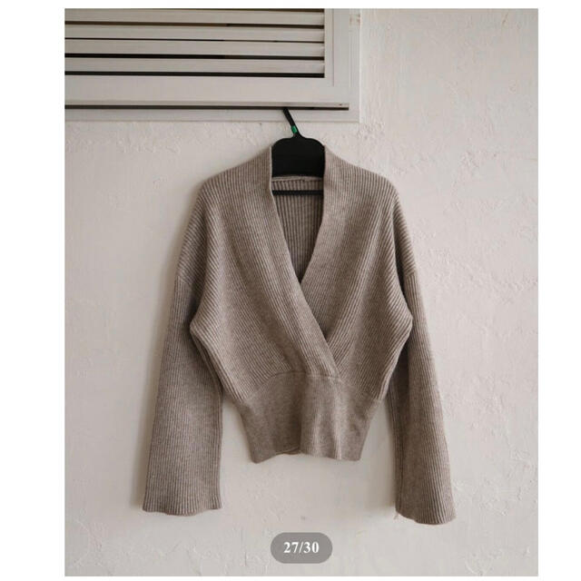 mame(マメ)の<完売>Acka french flare sleeve knit  レディースのトップス(ニット/セーター)の商品写真