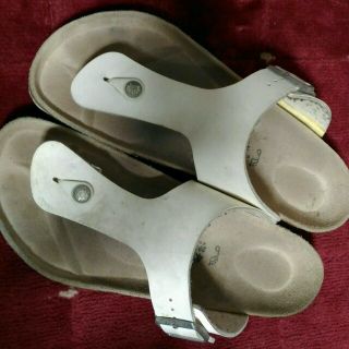 ビルケンシュトック(BIRKENSTOCK)の売り切り☆BIRKEN STOCKメンズサンダル白28(サンダル)