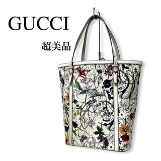 Gucci - 【超美品】グッチ/GUCCI フローラ　フラワー/花柄　トートバッグ