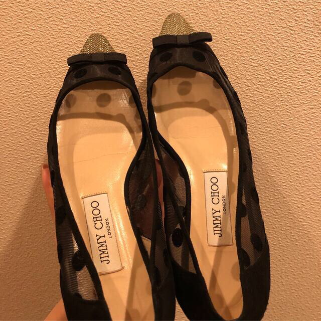 最終価格！Jimmy Choo ジミーチュウ ドット パンプス フラット