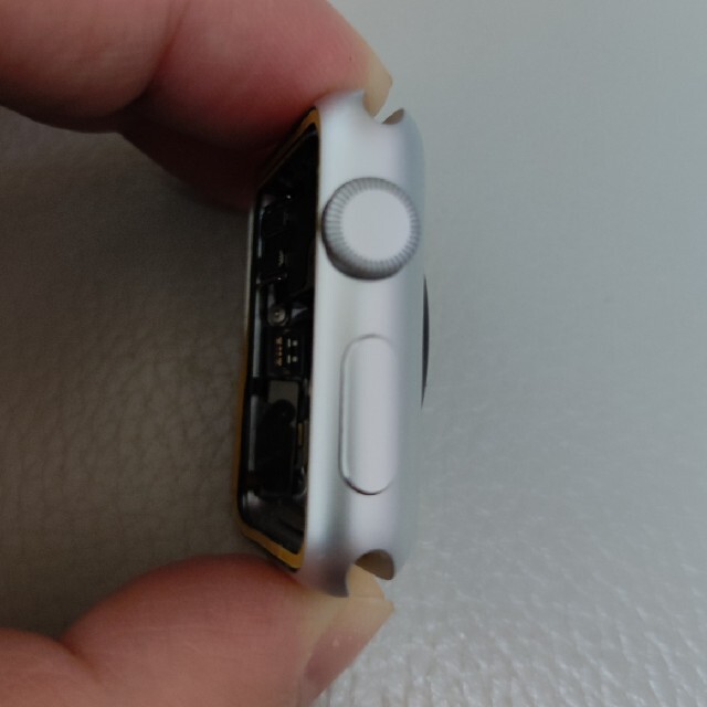 Apple Watch(アップルウォッチ)のApple watch シリーズ 1 38mm Silver(ジャンク) メンズの時計(腕時計(デジタル))の商品写真
