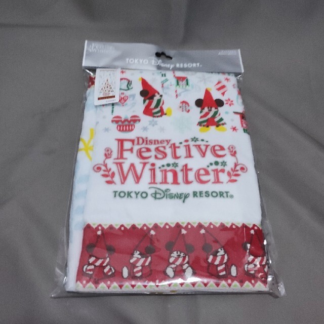Disney(ディズニー)のリルリンリン　ディズニー　クリスマス　タオル　2021 エンタメ/ホビーのアニメグッズ(タオル)の商品写真
