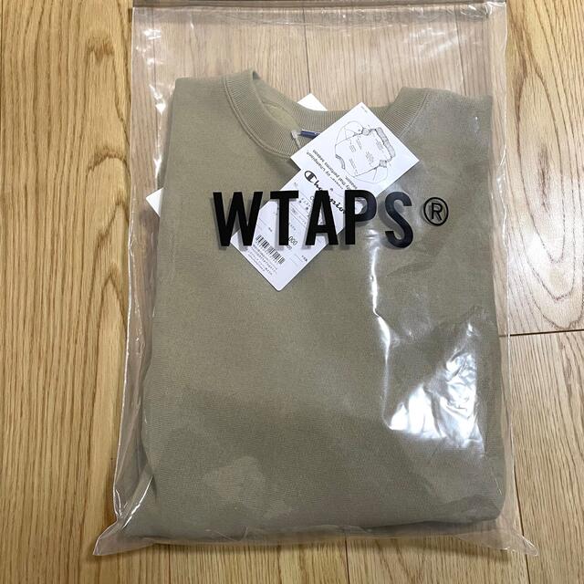 W)taps(ダブルタップス)の【新品】WTAPS Champion スウェット ベージュ XL メンズのトップス(スウェット)の商品写真