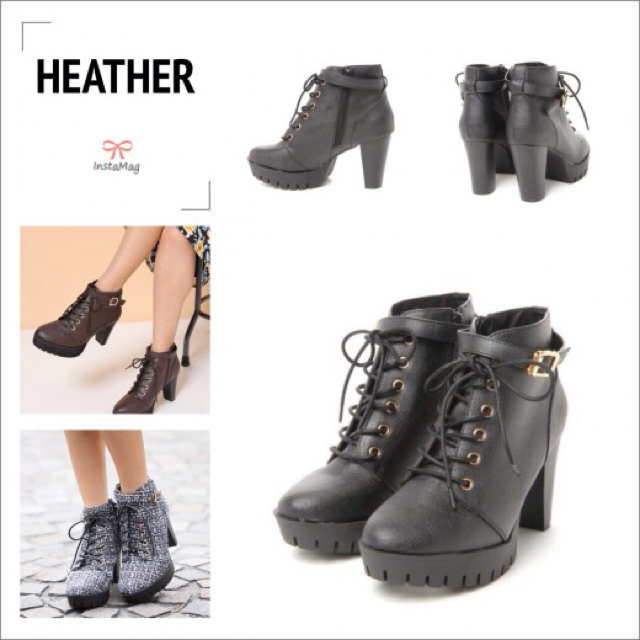 heather(ヘザー)のheather ブーツ レディースの靴/シューズ(ブーツ)の商品写真