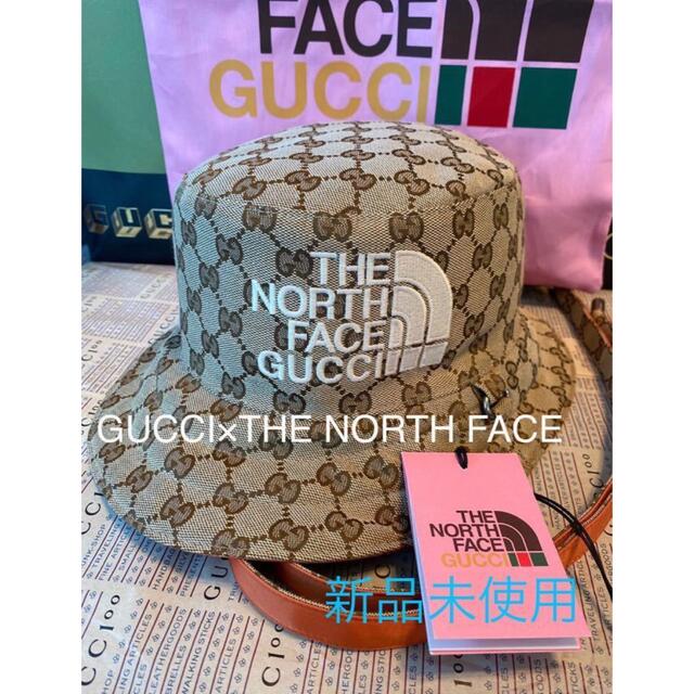 ☆大幅値下げ中☆GUCCI ×ノースフェイス 第二弾コラボ バゲットハット-