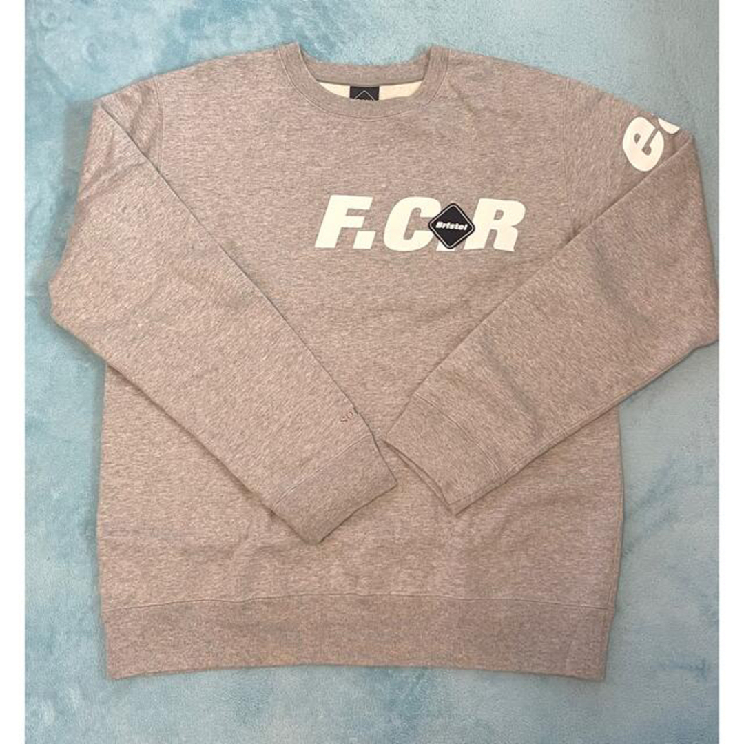 FCRB CREW NECK SWEAT グレー　Lトップス