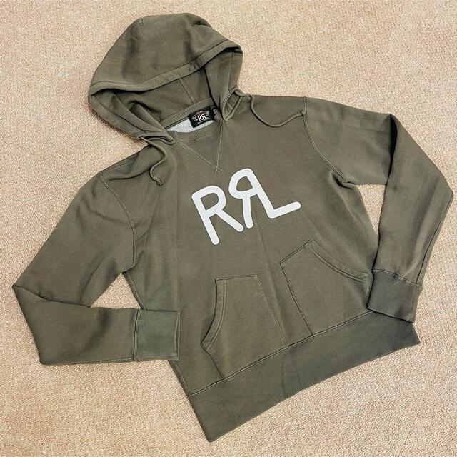 RRL(ダブルアールエル)のRRL コットンブレンド グラフィック フーディ　Ｓサイズ メンズのトップス(パーカー)の商品写真