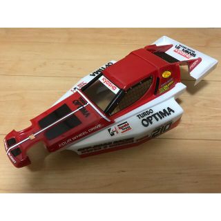 新品!希少!レッド&パールホワイト塗装!】京商 ターボオプティマ