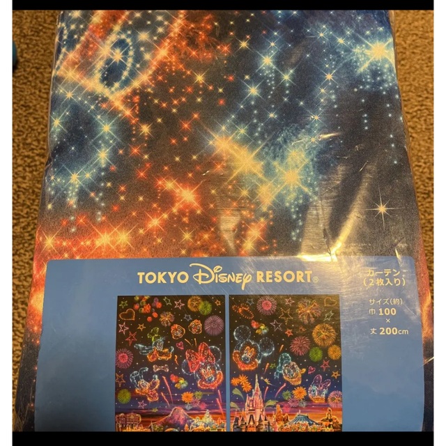 ディズニーリゾート限定‼️ 夜空モチーフの花火 カーテン