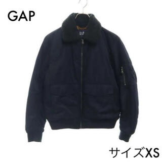 ギャップ(GAP)のギャップ 中綿入 ブルゾン 襟ボア XS ネイビー GAP メンズ アウター(ブルゾン)