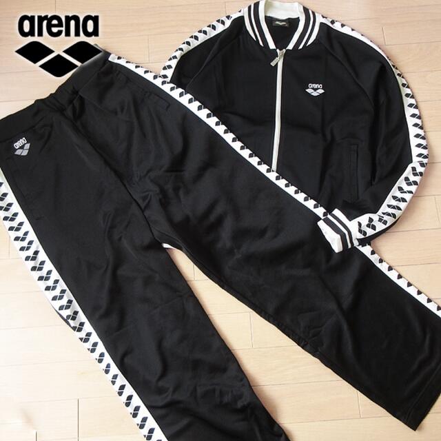 arena - 美品 M位 arena アリーナ メンズ ジャージ 上下 セットアップ