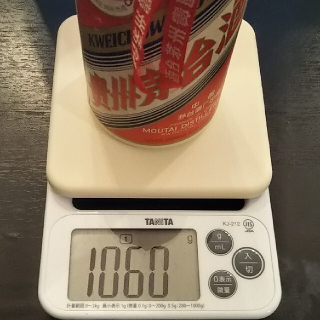 貴州茅台酒 天女ラベル 0.54L 53% 箱付 未開栓 古酒 1060g 食品/飲料/酒の酒(その他)の商品写真