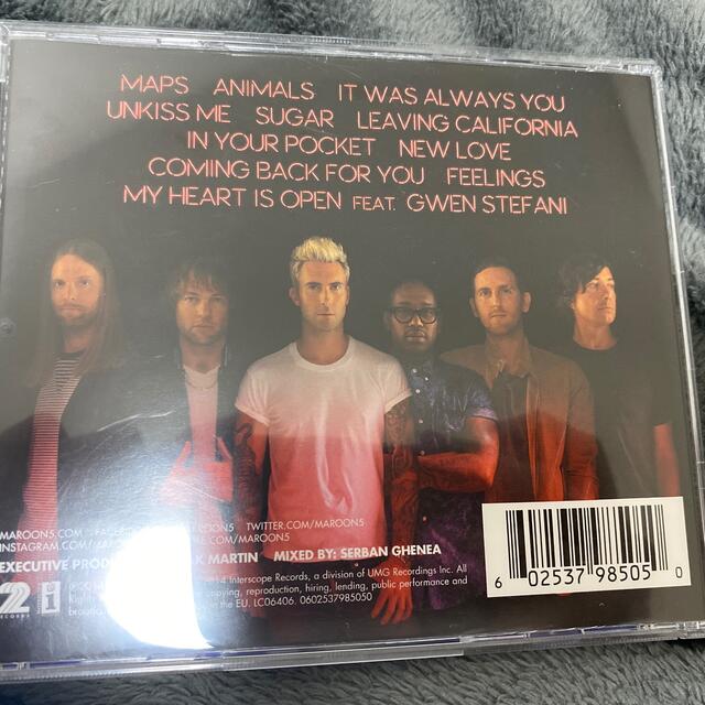 maroon5 アルバム　sugar エンタメ/ホビーのCD(ポップス/ロック(洋楽))の商品写真