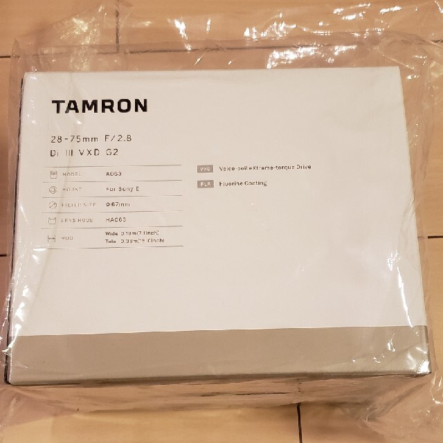 TAMRON(タムロン)のタムロン TAMRON 28-75mm F2.8 Di III VXD G2 スマホ/家電/カメラのカメラ(レンズ(ズーム))の商品写真