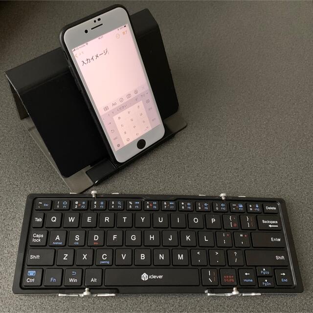 iClever Bluetooth キーボード IC-BK03 スマホ/家電/カメラのスマホ/家電/カメラ その他(その他)の商品写真