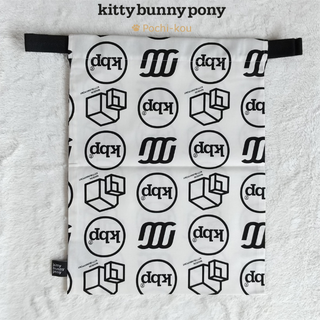 セール中 Kitty bunny pony 巾着袋 ポーチ Mサイズ 韓国 5(その他)