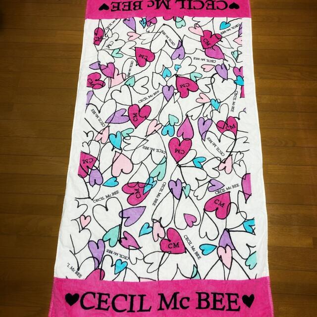 CECIL McBEE(セシルマクビー)のCECIL Mc BEE♡セシルマクビー♡バスタオル レディースのファッション小物(その他)の商品写真