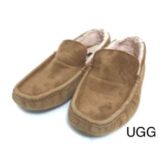 アグ(UGG)のUGGアグ　モカシン　26 ブラウン　ローファー(スリッポン/モカシン)