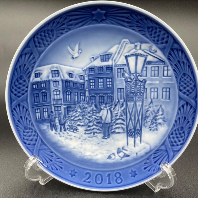 ROYAL COPENHAGEN(ロイヤルコペンハーゲン)の【箱付き美品】ロイヤルコペンハーゲン イヤープレート 2018 インテリア/住まい/日用品のキッチン/食器(食器)の商品写真