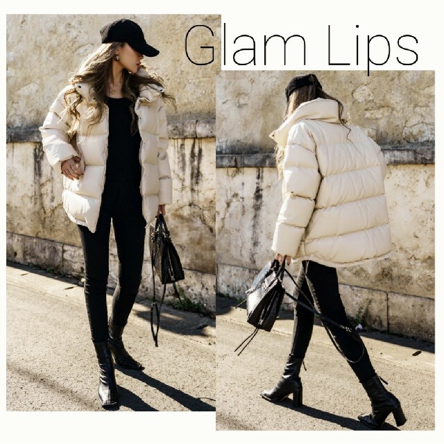Glam lips レザー ダウンジャケット 完売カラー 5