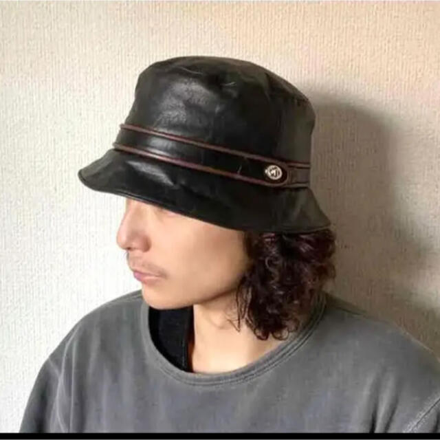 OLD COACH ／ オールドコーチ LEATHER HAT レザーハット