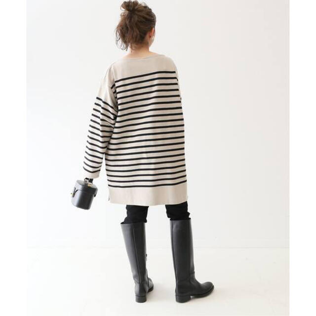 SLOBE IENA(スローブイエナ)の【ORCIVAL/オーシバル】 BOAT NECK L/S カットソー◆ボーダー レディースのトップス(カットソー(長袖/七分))の商品写真