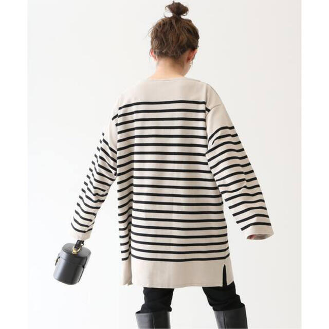 SLOBE IENA(スローブイエナ)の【ORCIVAL/オーシバル】 BOAT NECK L/S カットソー◆ボーダー レディースのトップス(カットソー(長袖/七分))の商品写真