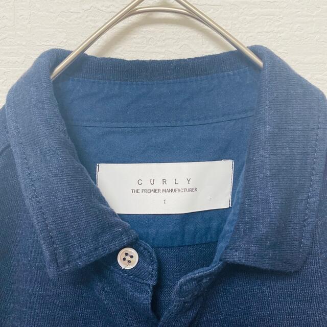 Curly Collection(カーリーコレクション)のCURLY (カーリー)  シャツ　ネイビー　1 メンズのトップス(シャツ)の商品写真