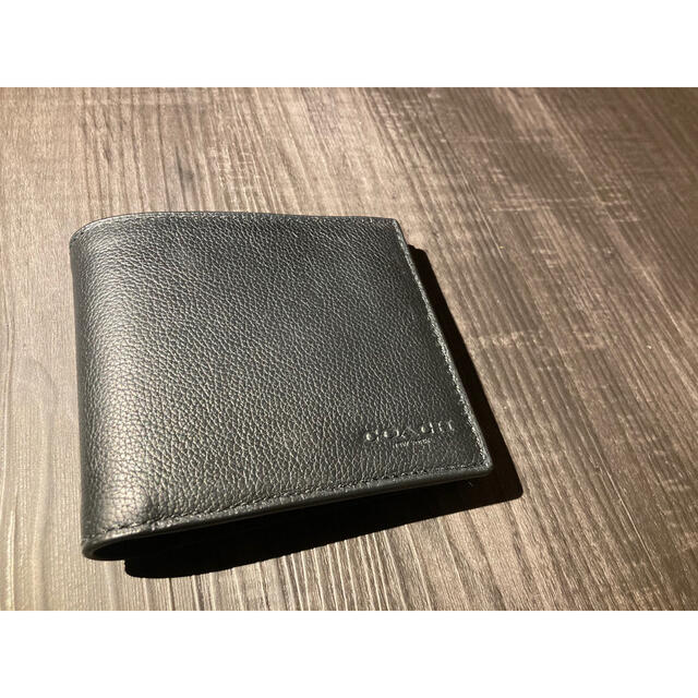 coach メンズ　二つ折り財布　カードケース付属