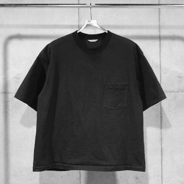 AURALEE 21SS STAND UP POCKET TEE / 4