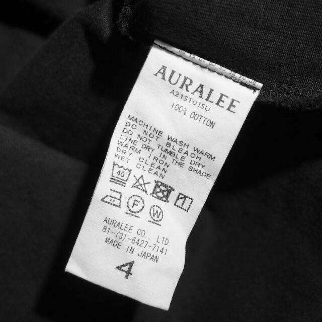 AURALEE 21SS STAND UP POCKET TEE / 4