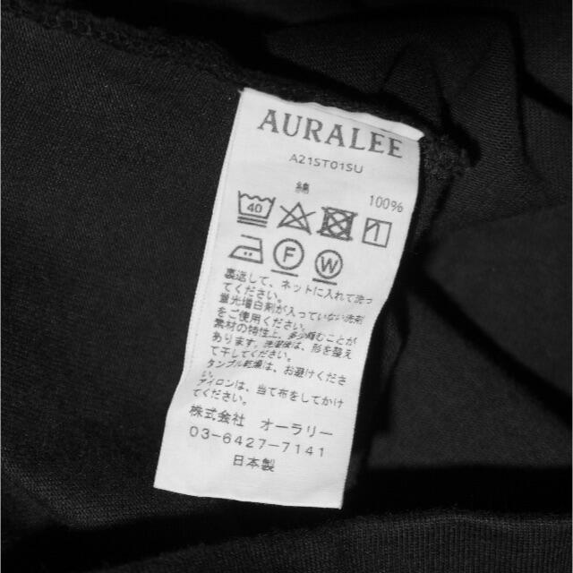 AURALEE 21SS STAND UP POCKET TEE / 4