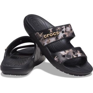 クロックス(crocs)の22cm クロックス クラシック ブリーチ ダイ サンダル ブラック(サンダル)