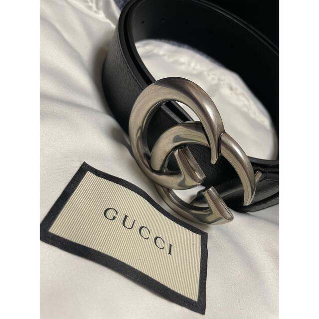 Gucci(グッチ)のGUCCI   レザーベルト(ダブルGバックル) メンズのファッション小物(ベルト)の商品写真