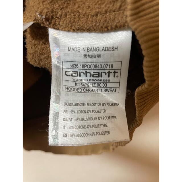 carhartt(カーハート)のカーハート  carhartt wip パーカー Mサイズ メンズのトップス(パーカー)の商品写真