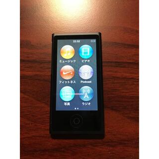 アイポッド(iPod)の【訳あり】iPod nano 第7世代 16GB ブラック(ポータブルプレーヤー)