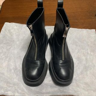 ザラ(ZARA)のZARA ジップブーツ 23.5cm(ブーツ)