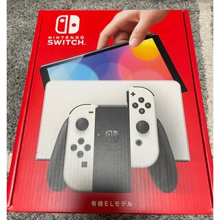 ニンテンドースイッチ(Nintendo Switch)のNintendoSwitch有機ELモデルホワイト　本体のみ(家庭用ゲーム機本体)
