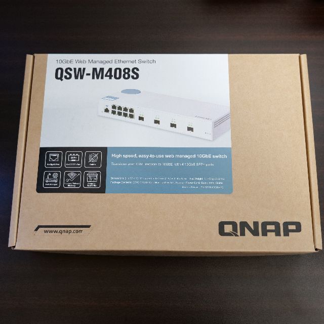 QNAP QSW-M408S 10GbE L2 マネージドスイッチ