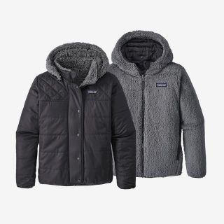 パタゴニア(patagonia)のpatagonia リバーシブルドリームソングフーディ(ダウンジャケット)