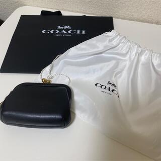 COACH - COACH コーチ キスロック コインケース がま口 財布 黒の通販 